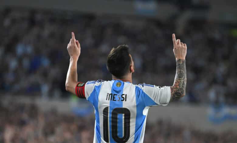 Lionel Messi marcó un nuevo hat-trick con la camiseta de la Selección Argentina