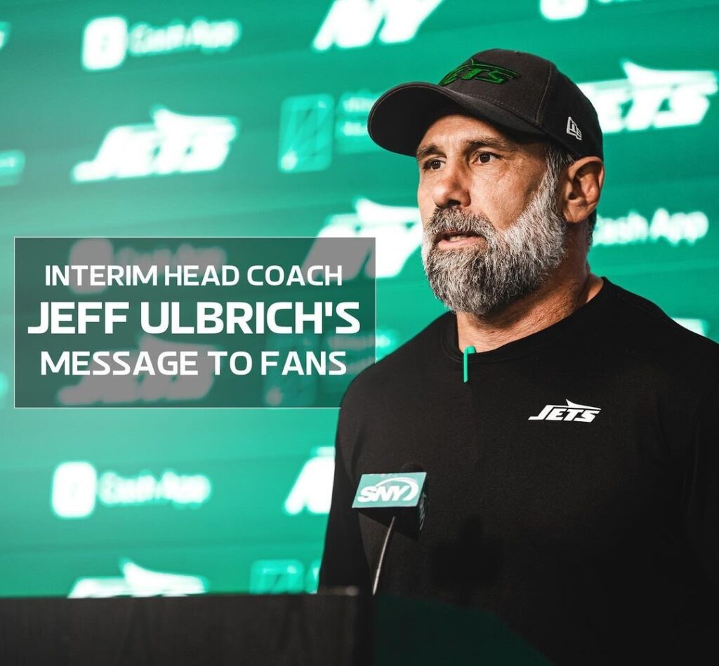 Jeff Ulbrich será el entrenador nuevo en el encuentro de los New York Jets vs Buffalo Bills.