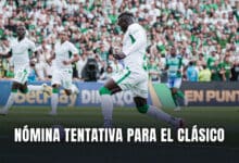 Nómina Atlético Nacional vs. DIM Copa