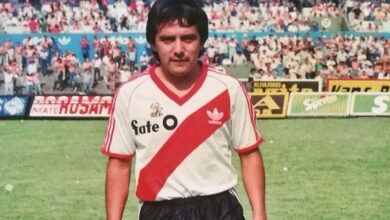 Omar Palma vistió la camiseta de River entre 1987 y 1989