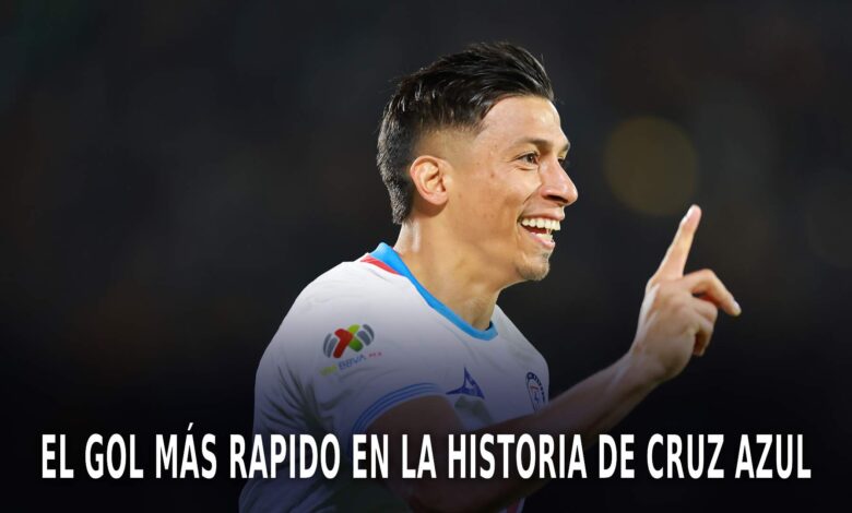 Ángel Sepúlveda concretó el gol más rápido en la historia de Cruz Azul.