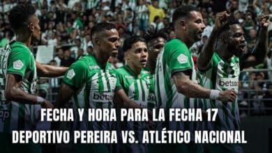 Pereira vs. Atlético Nacional fecha 17 Liga BetPlay