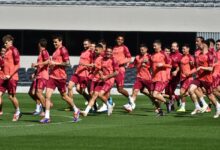 River entrenó en el Monumental pensando en lo que viene