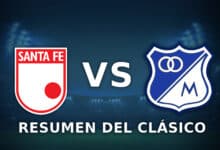 Santa Fe vs. Millonarios Resumen