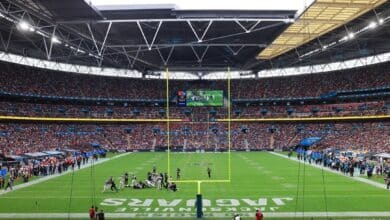 Wembley Stadium es el lugar que más partidos de la NFL albergó por fuera de Estados Unidos.