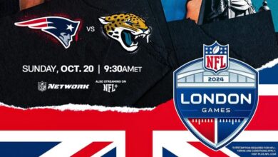 Jacksonville Jaguars vs New England Patriots será el cierre de la gira en Inglaterra de la NFL.