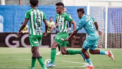 William Tesillo en Atlético Nacional vs. Jaguares por Copa BetPlay 2024