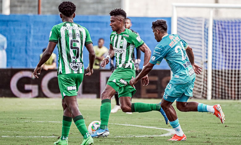 William Tesillo en Atlético Nacional vs. Jaguares por Copa BetPlay 2024