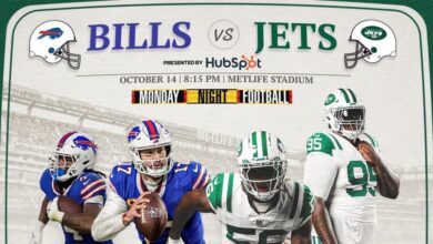 New York Jets vs Buffalo Bills será el cierre de la Semana 6 de la NFL.