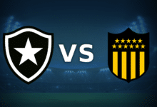 Botafogo vs Peñarol, duelo de ida en Río de Janeiro por la semi de la Copa Libertadores.