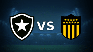 Botafogo vs Peñarol, duelo de ida en Río de Janeiro por la semi de la Copa Libertadores.