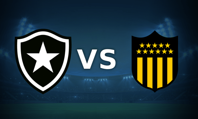 Botafogo vs Peñarol, duelo de ida en Río de Janeiro por la semi de la Copa Libertadores.