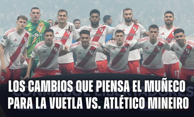 El probable 11 de River vs Atlético Mineiro