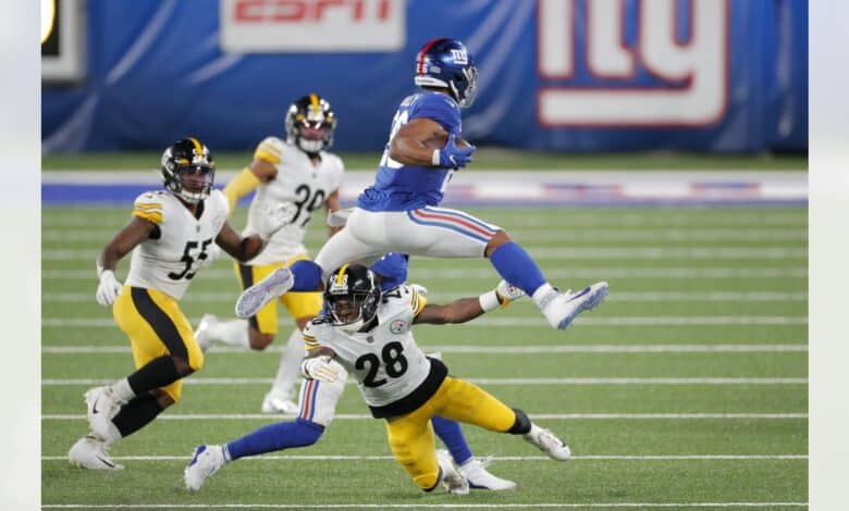 Pittsburgh Steelers vs New York Giants será el cierre de la jornada de lunes de la NFL.