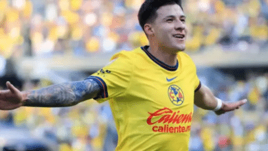 Illian Hernández disputando un partido con el Club América en 2024