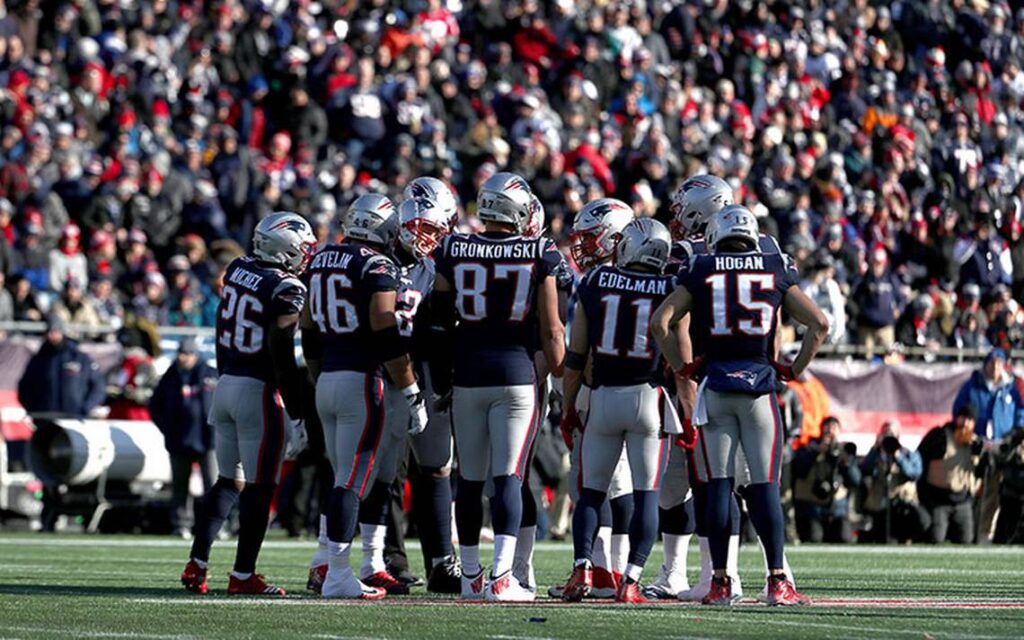 Los rivales de New England Patriots en Inglaterra por la NFL fueron Tampa Bay Buccaneers y Los Ángeles Rams: ganaron los dos.