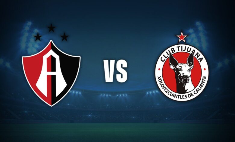 Atlas vs Tijuana por la J14 del AP 2024.