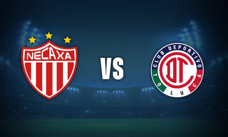 Necaxa vs Toluca por el AP 2024.