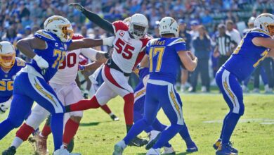 Arizona Cardinals vs Los Ángeles Chargers será el partido final de la Semana 7 de la NFL.