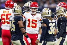 Kansas City Chiefs vs New Orleans Saints será el cierre de la Semana 5 de la NFL.