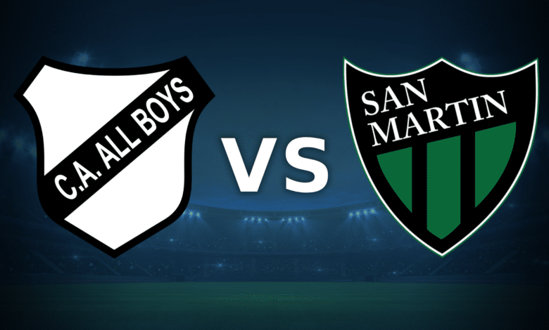 All Boys vs San Martín (SJ), por un trascendental duelo de cuartos de final del reducido de la Primera Nacional.