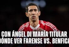 Ángel Di María, otra vez titular en Benfica