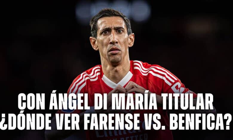 Ángel Di María, otra vez titular en Benfica