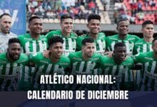 Atlético Nacional calendario diciembre