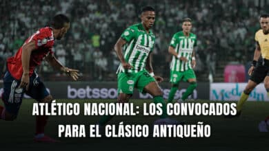 Atlético Nacional vs. Medellín convocados Liga BetPlay