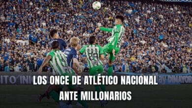 Atlético Nacional vs. Millonarios nómina