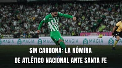 Atlético Nacional vs. Santa Fe Liga BetPlay 2024 nómina