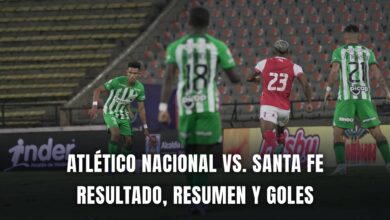 Atlético Nacional vs. Santa Fe Liga BetPlay 2024 resumen