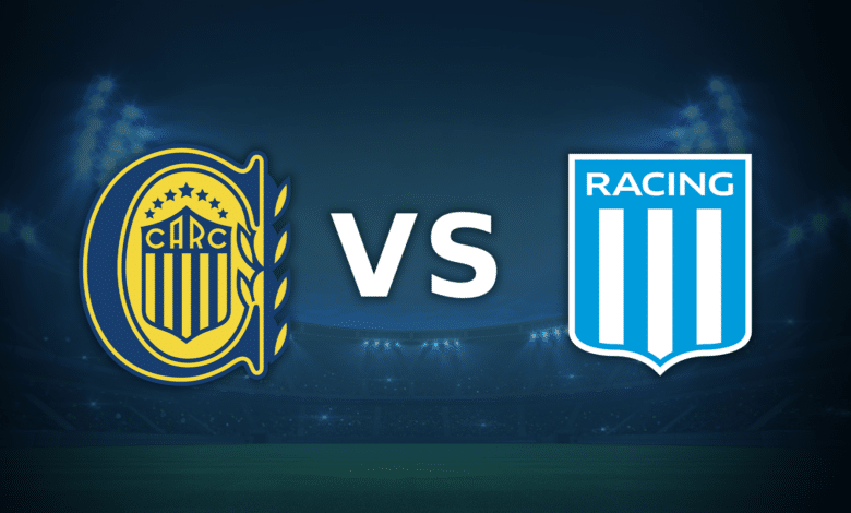 Rosario Central vs Racing, por la Liga Profesional 2024.