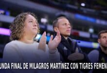 Milagros Martínez con las Tigres.