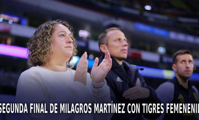 Milagros Martínez con las Tigres.