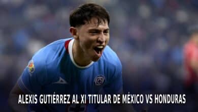 Alexis Gutiérrez en el México vs Honduras.