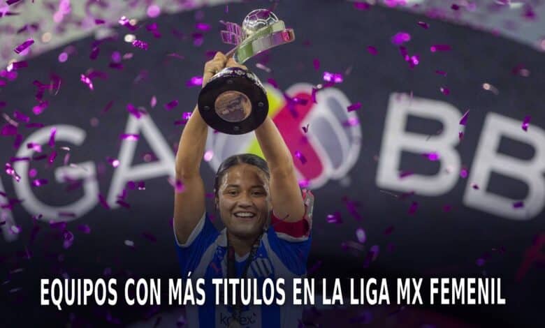 Rayadas y Tigres son los dos clubes con más títulos en la Liga MX Femenil.