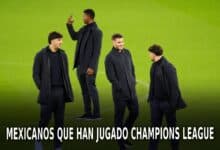 Mexicanos en la Champions League.