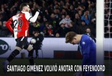 Santiago Giménez volvió anotar con la playera de feyenoord.