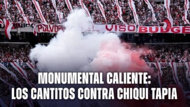 Los cantitos contra Chiqui Tapia de los hinchas de River en el Monumental