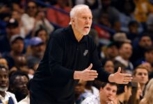 Gregg Popovich es baja indefinida del banco de los San Antonio Spurs.