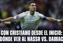 Cristiano Ronaldo va desde el arranque en Al Nassr vs. Damac