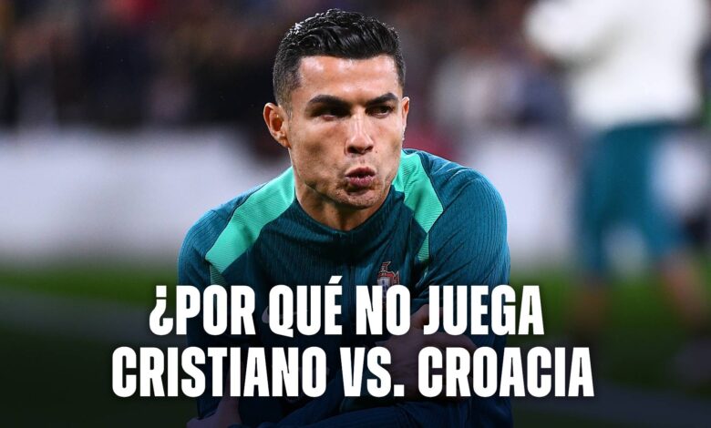 Cristiano Ronaldo no estará vs. Croacia: los motivos.