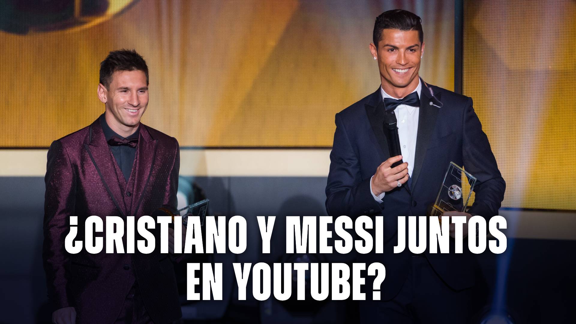 Lionel Messi and Cristiano Ronaldo together on YouTube?