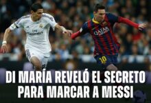 Ángel Di María y el secreto para marcar a Lionel Messi