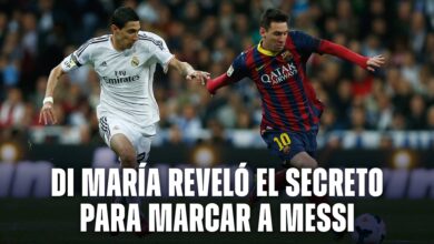 Ángel Di María y el secreto para marcar a Lionel Messi