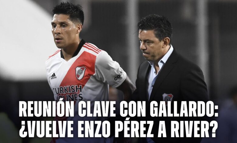 Se viene una reunión clave entre Marcelo Gallardo y Enzo Pérez para concretar su regreso a River