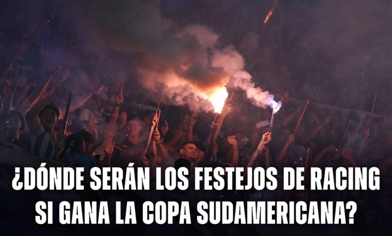 Los hinchas de Racing preparan una fiesta inolvidable por la final de la Copa Sudamericana.