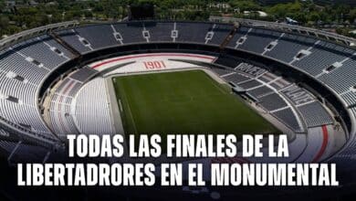 Todas las finales de la Copa Libertadores en el Estadio Monumental de River Plate