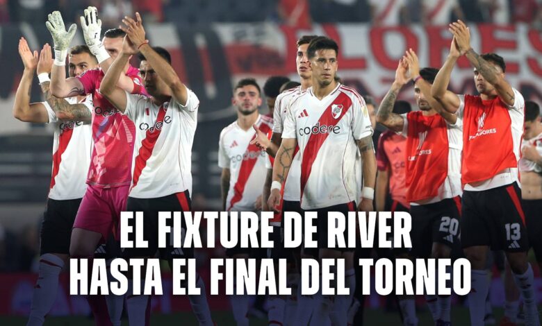 El fixture de River para lo que resta del 2024